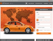 Tablet Screenshot of optimumrentacar.com